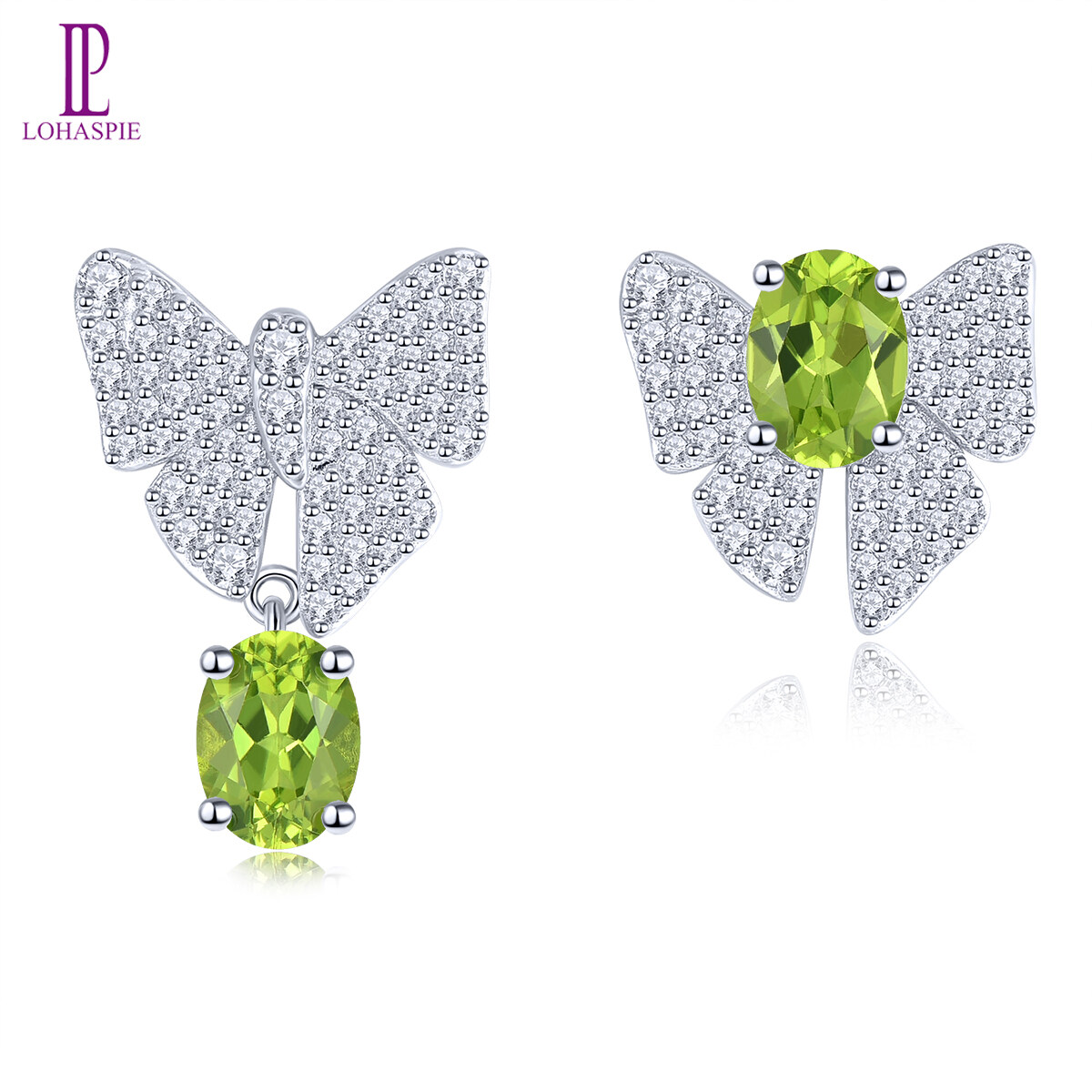 Genuine Sterling 925 Silver Earring Natural Topaz  Birthstone Design Romantic Women Top Quality Birthday Gifts