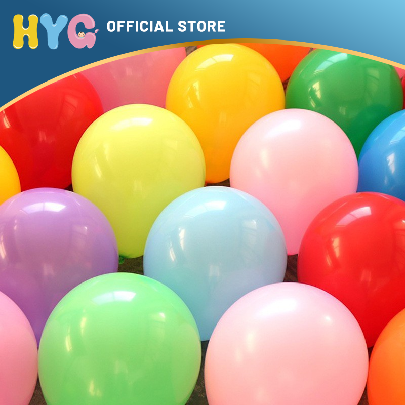 6-50PCS Balloon Children's Birthday Party Decoration Little Princess Colored Balloons Colorful Mixed Thickening Event Scene Layout